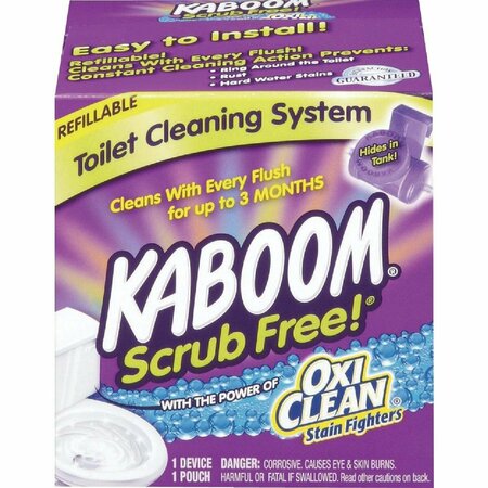 KABOOM Scrub Free Refillable Automatic Toilet Cleaner System 35113